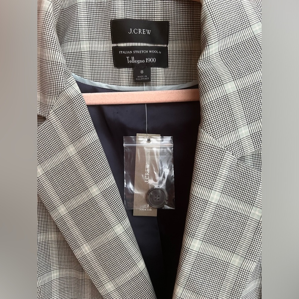 Brand New with Tags J Crew Tallegno 1900 Italian stretch wool suit / blazer